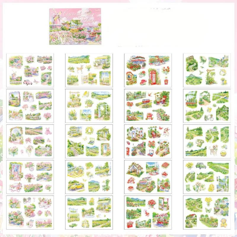 Four Seasons Scenery Sticker Book - Image 4