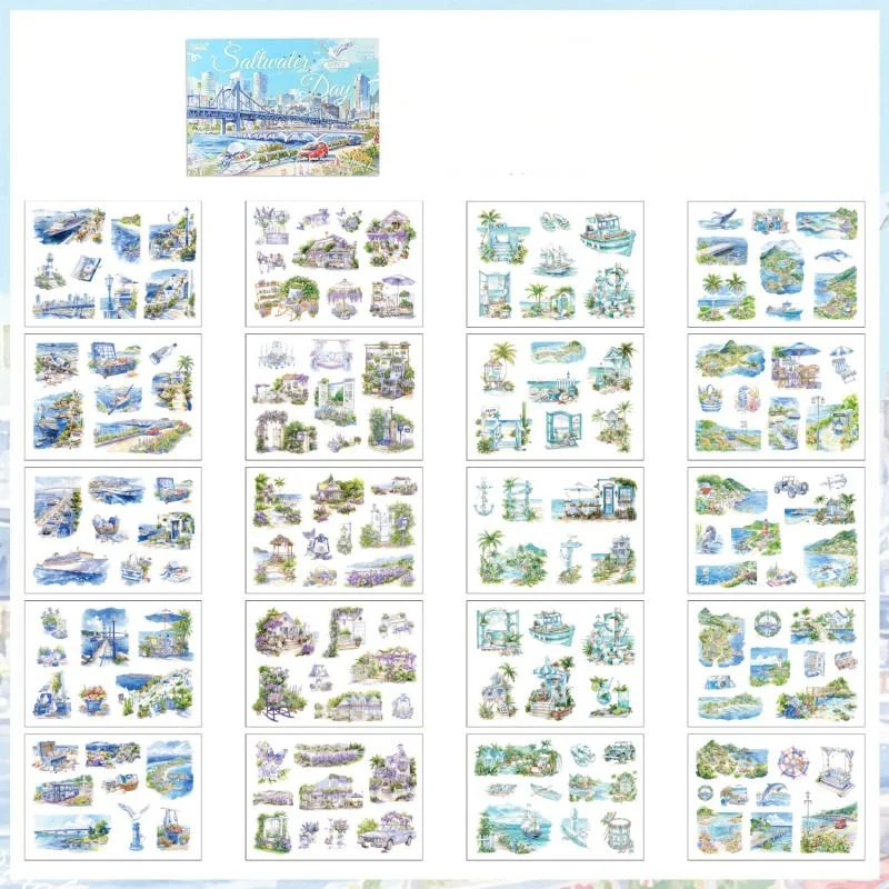 Four Seasons Scenery Sticker Book - Image 5