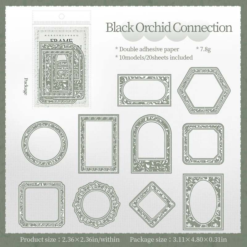 Frame Collection Sticker Pack 20PCS - Image 10