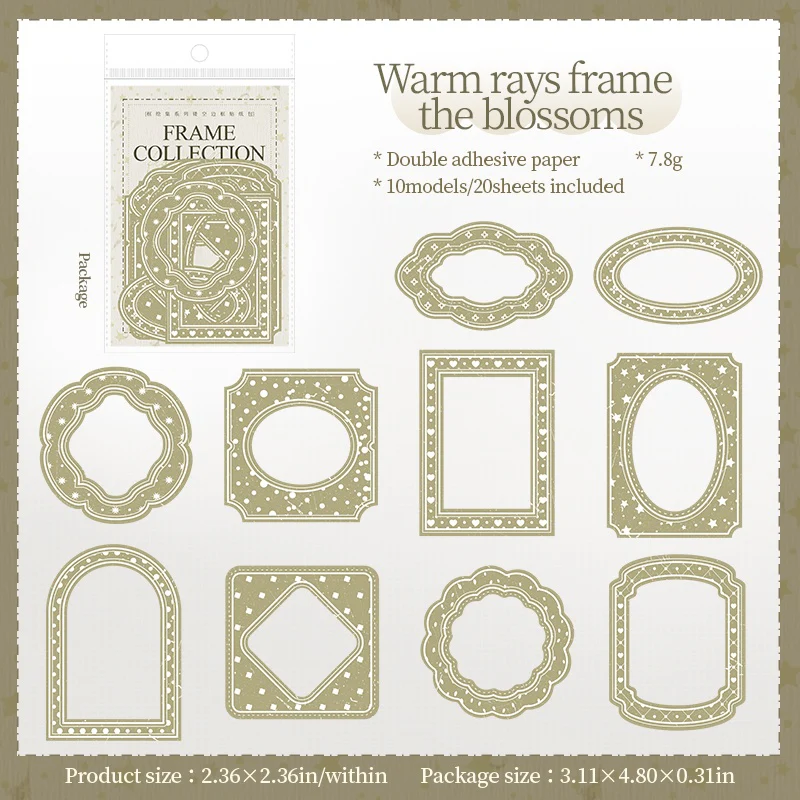 Frame Collection Sticker Pack 20PCS - Image 12