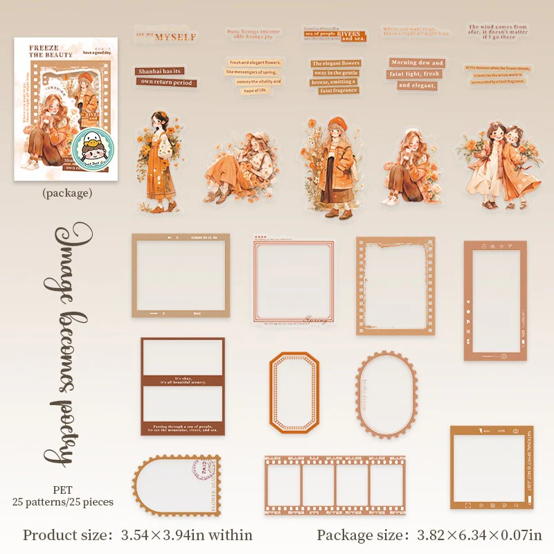 Framed Moments Girl-Themed Sticker Pack - Image 12