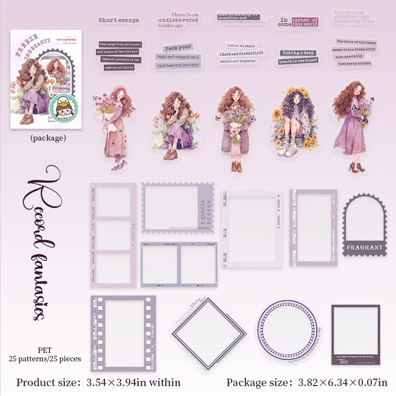 Framed Moments Girl-Themed Sticker Pack - Image 15
