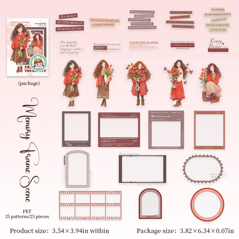 Framed Moments Girl-Themed Sticker Pack - Image 16