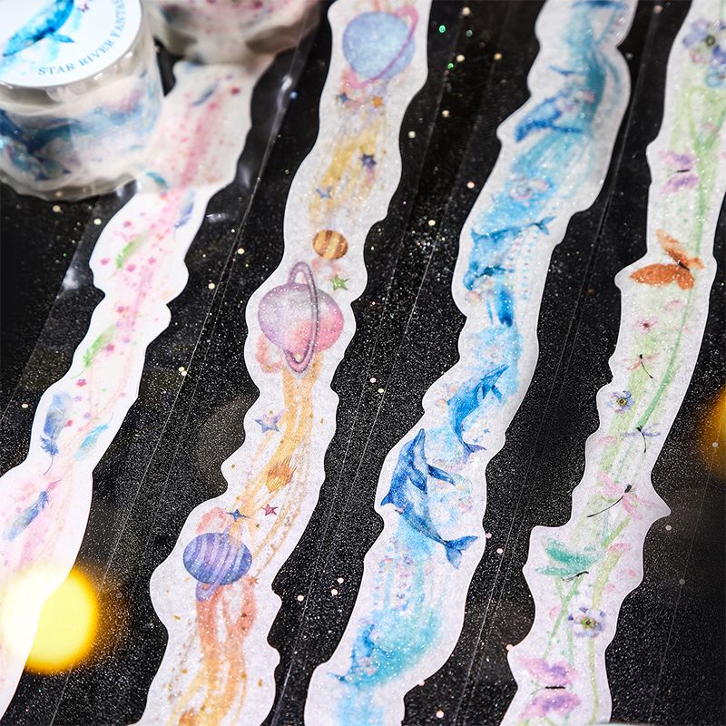 Galactic Fantasy Series – Glitter Sand Washi Tape - Image 3