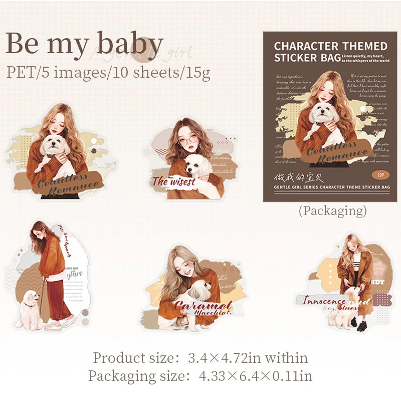 Gentle Girl Sticker Pack-TAHARA - Image 11