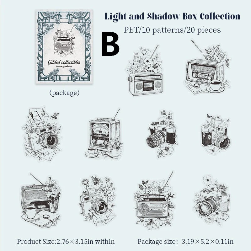 Gilded Collection Sticker 20pcs - Image 9