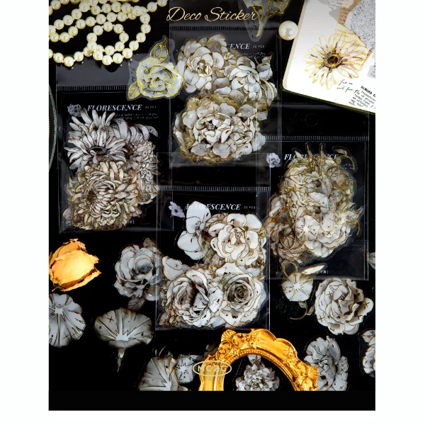 Gilded Flower Pet Sticker Tape-TAHARA - Image 9