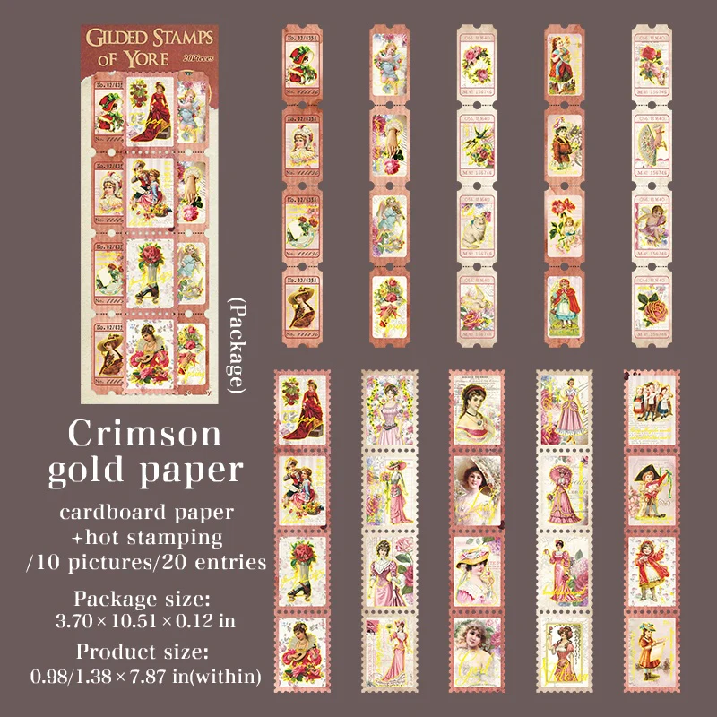 Gilded Old Tickets Series Stickers - Image 11