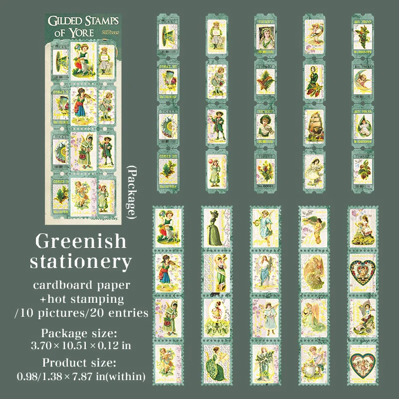 Gilded Old Tickets Series Stickers - Image 12