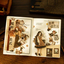 Girl character sticker book 50Pcs - Image 9