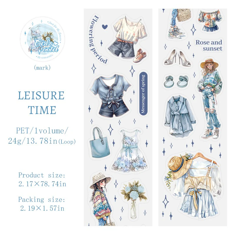 Girlish OOTD Series Outfit Theme PET Tapes - Image 9