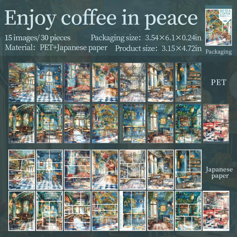 Go to Places with Coffee series of sticker books - Image 11
