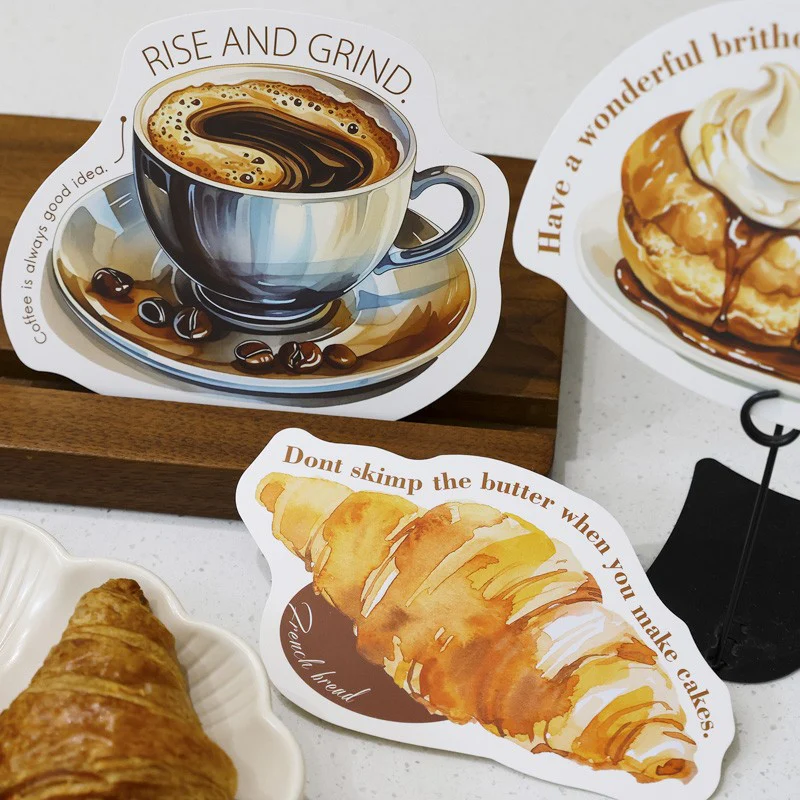 Half a Dream with a Cup of Coffee Shaped Postcards-TAHARA - Image 4
