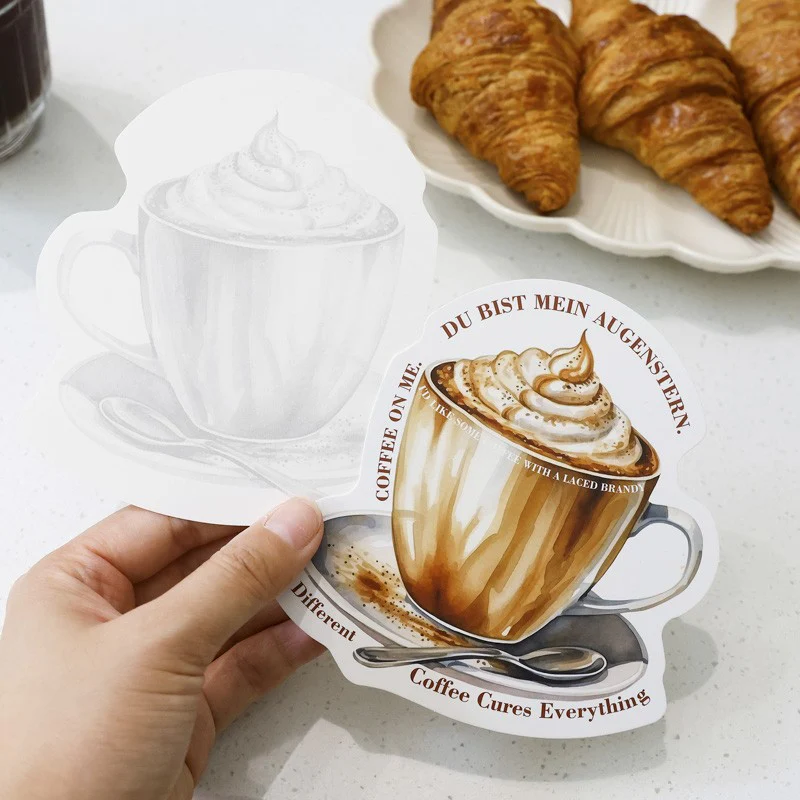 Half a Dream with a Cup of Coffee Shaped Postcards-TAHARA - Image 5