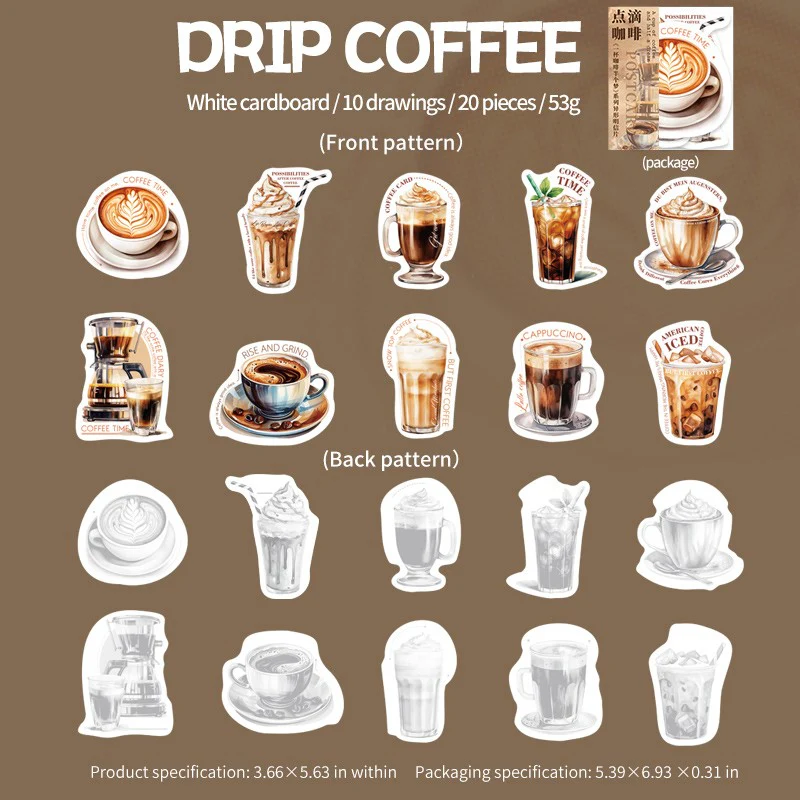 Half a Dream with a Cup of Coffee Shaped Postcards-TAHARA - Image 6