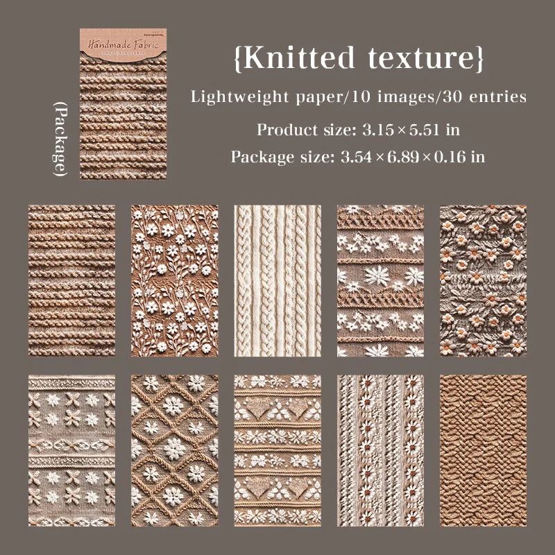 Handmade Fabric Paper Pavk 30PCS - Image 15