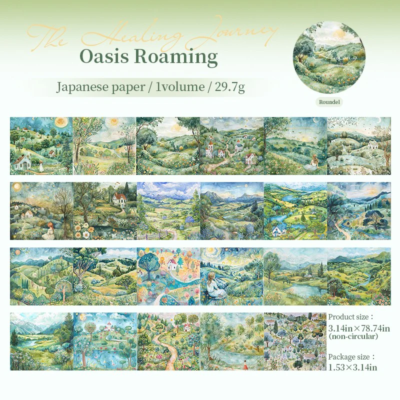 Healing Journey Series LargeFormat Washi Tape - Image 24