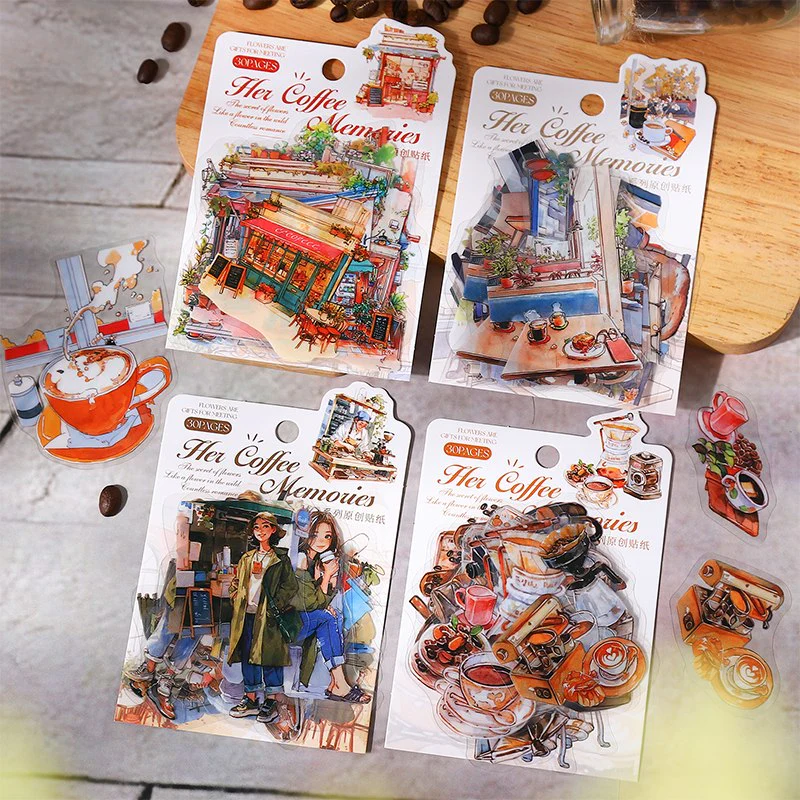 The Story of the Cafe Series of landscape sticker books - Image 22