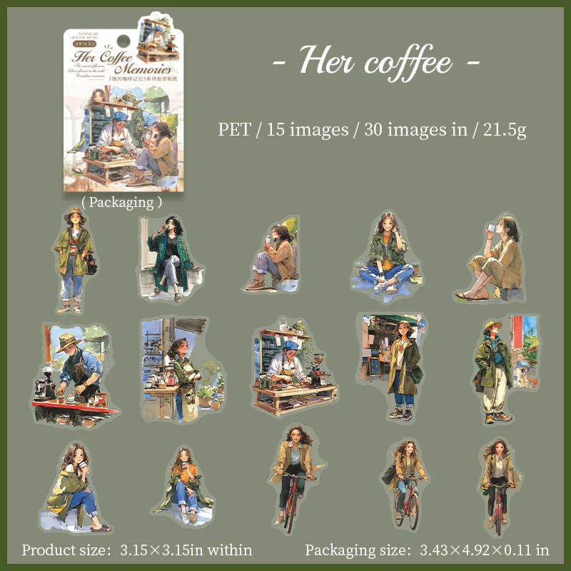 The Story of the Cafe Series of landscape sticker books - Image 30