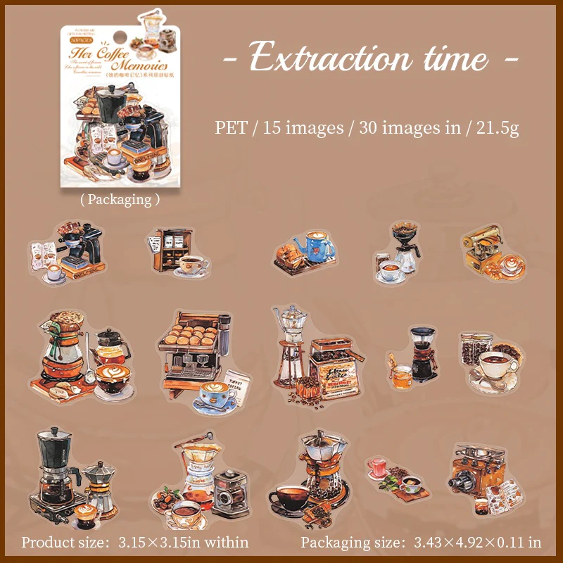 The Story of the Cafe Series of landscape sticker books - Image 33
