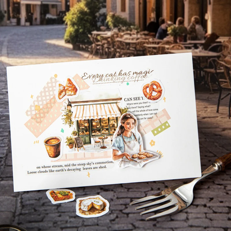 The Story of the Cafe Series of landscape sticker books - Image 17