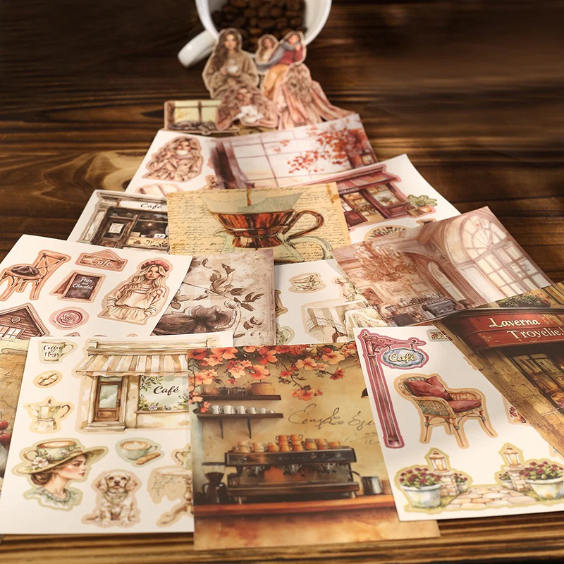 The Story of the Cafe Series of landscape sticker books - Image 3