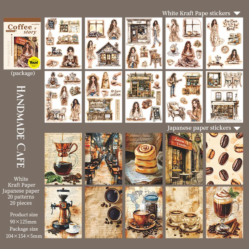 The Story of the Cafe Series of landscape sticker books - Image 10