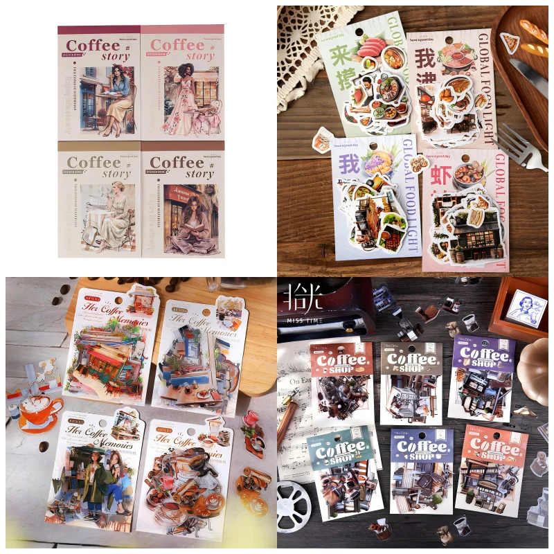 The Story of the Cafe Series of landscape sticker books - Image 44