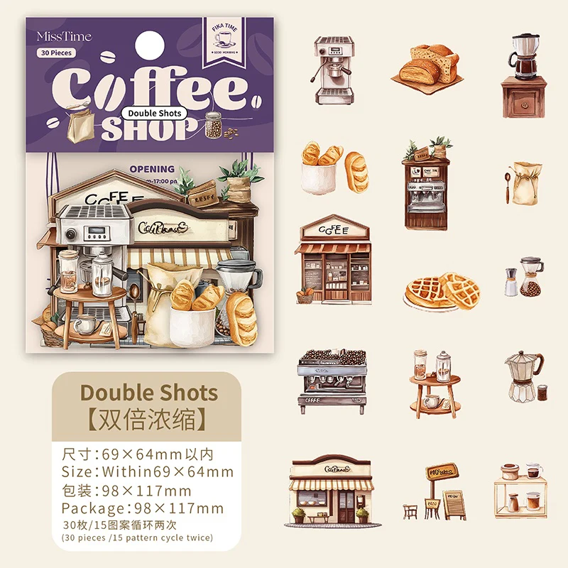The Story of the Cafe Series of landscape sticker books - Image 38