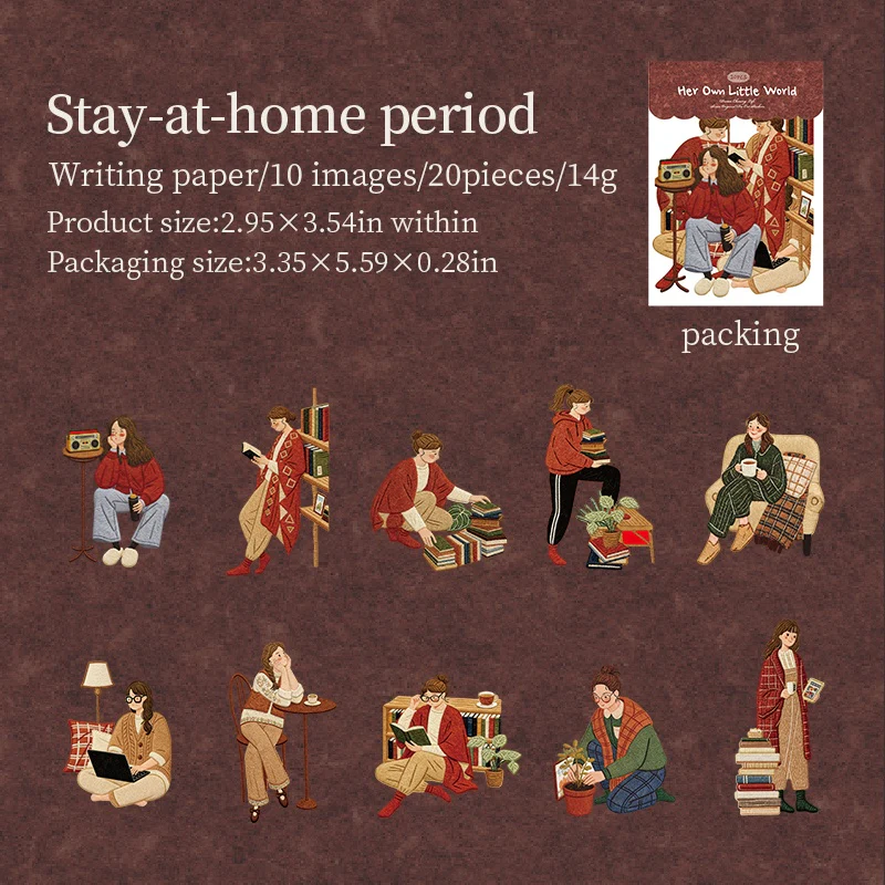 Her Little World Character Sticker Pack 20PCS - Image 10