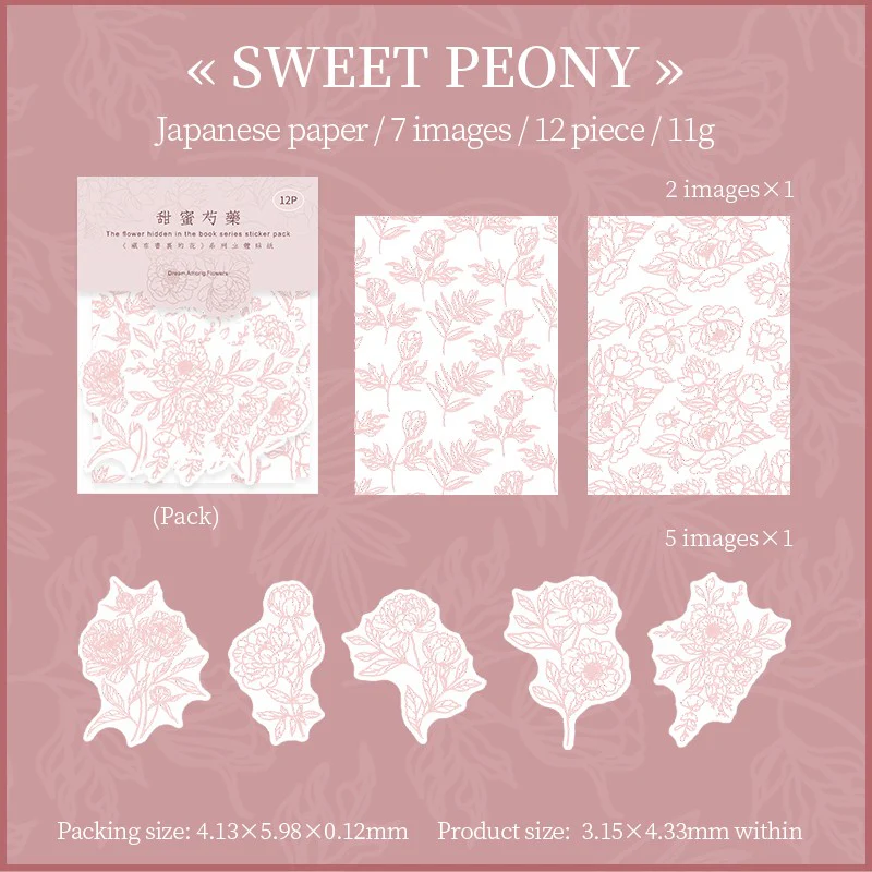 Hidden Blossoms 3D Sticker Series - Image 12