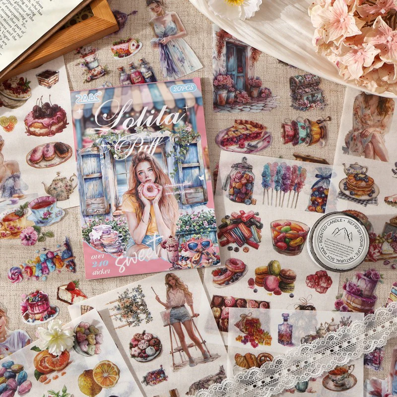 Honey Glaze FragranceSticker Book 20Pcs - Image 8