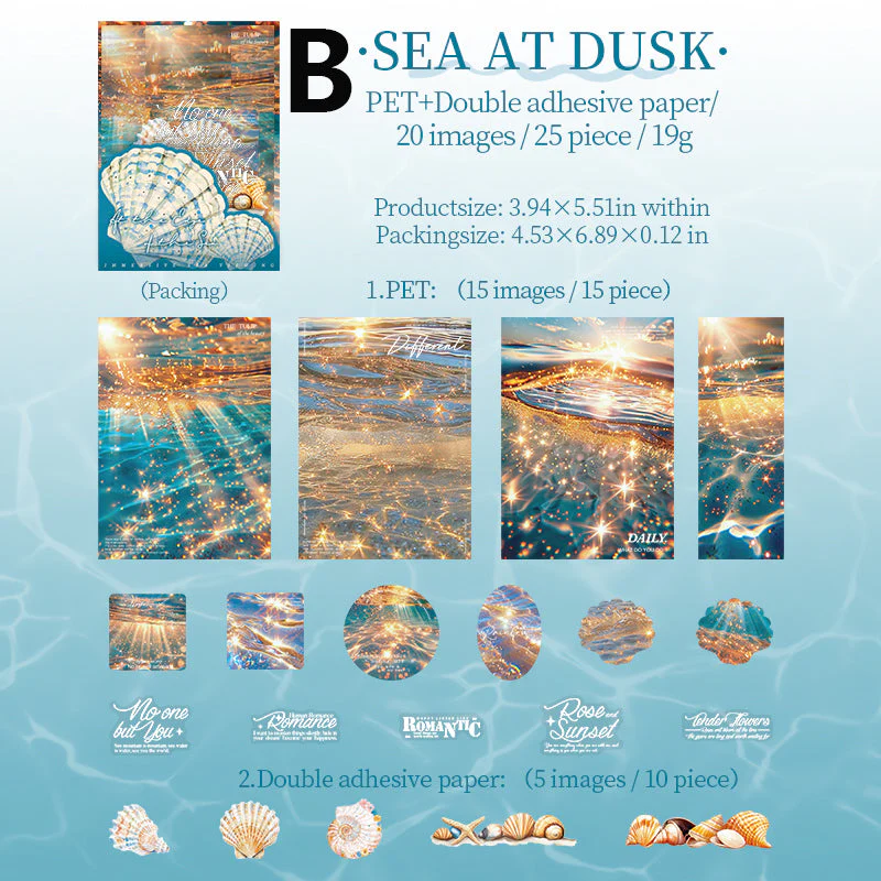 Immersive Sea Viewing Sticker 25pcs - Image 10