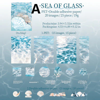Immersive Sea Viewing Sticker 25pcs - Image 9