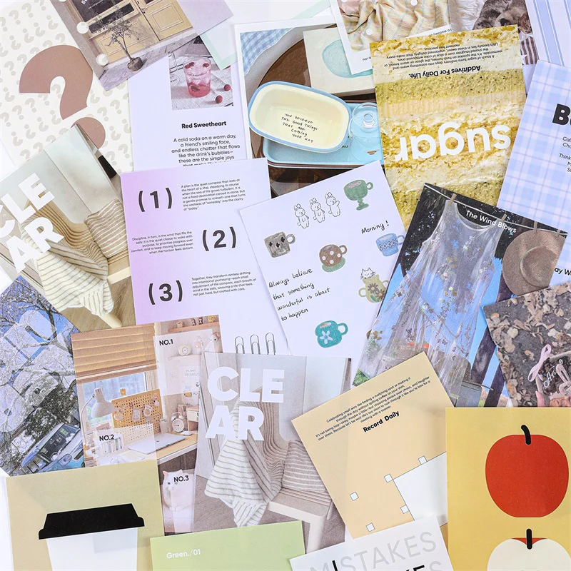INS Style Base Decorative Material Book 100PCS - Image 4