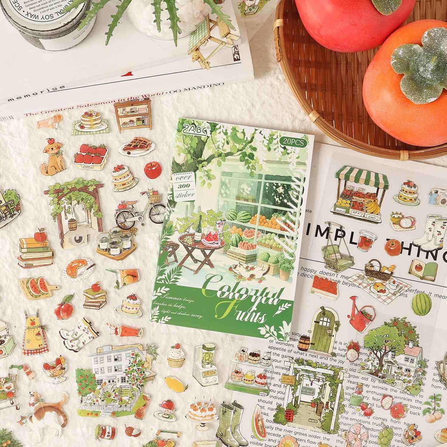 Delicious Time Sticker Book 20pcs - Image 5