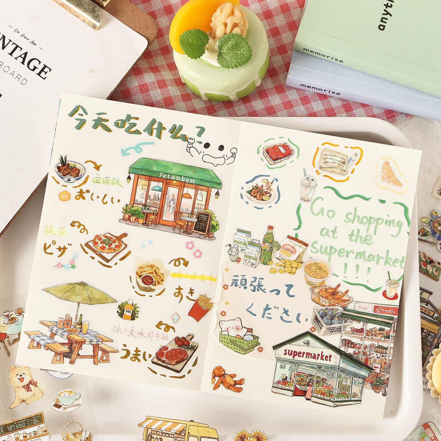 Delicious Time Sticker Book 20pcs - Image 8
