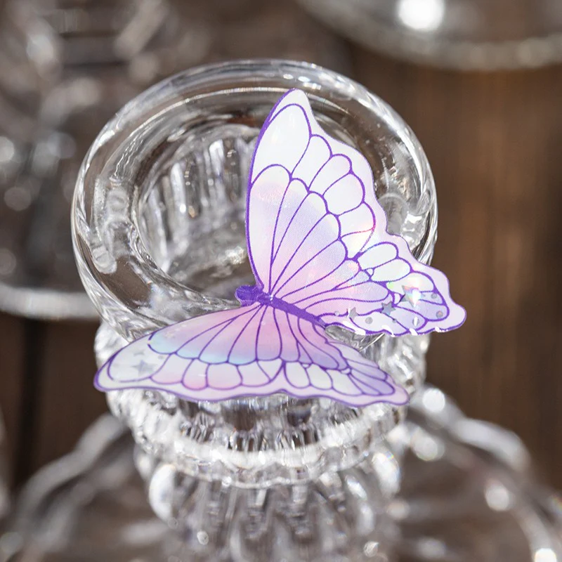 Iridescent Butterfly Glow Series – Epoxy Stickers - Image 8