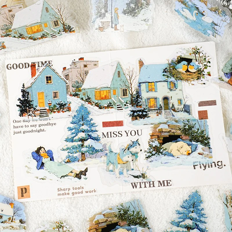 Komin's Winter Sticker 20pcs - Image 4