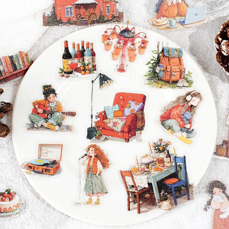 Komin's Winter Sticker 20pcs - Image 7