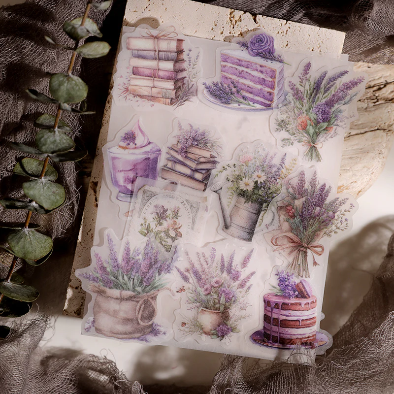 Lavender Vellum Stickers-TAHARA - Image 5