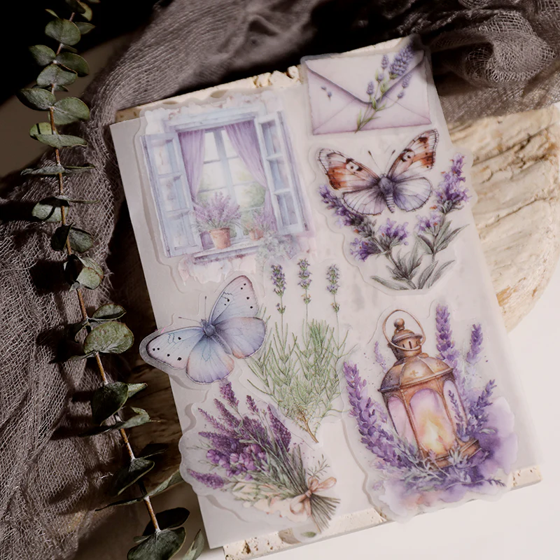 Lavender Vellum Stickers-TAHARA - Image 6