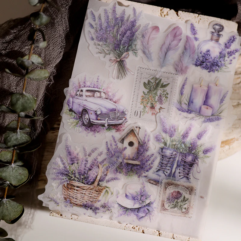 Lavender Vellum Stickers-TAHARA - Image 7