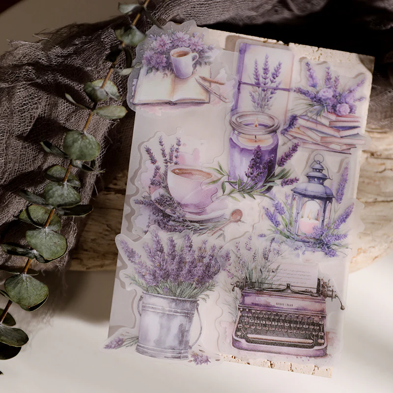 Lavender Vellum Stickers-TAHARA - Image 9