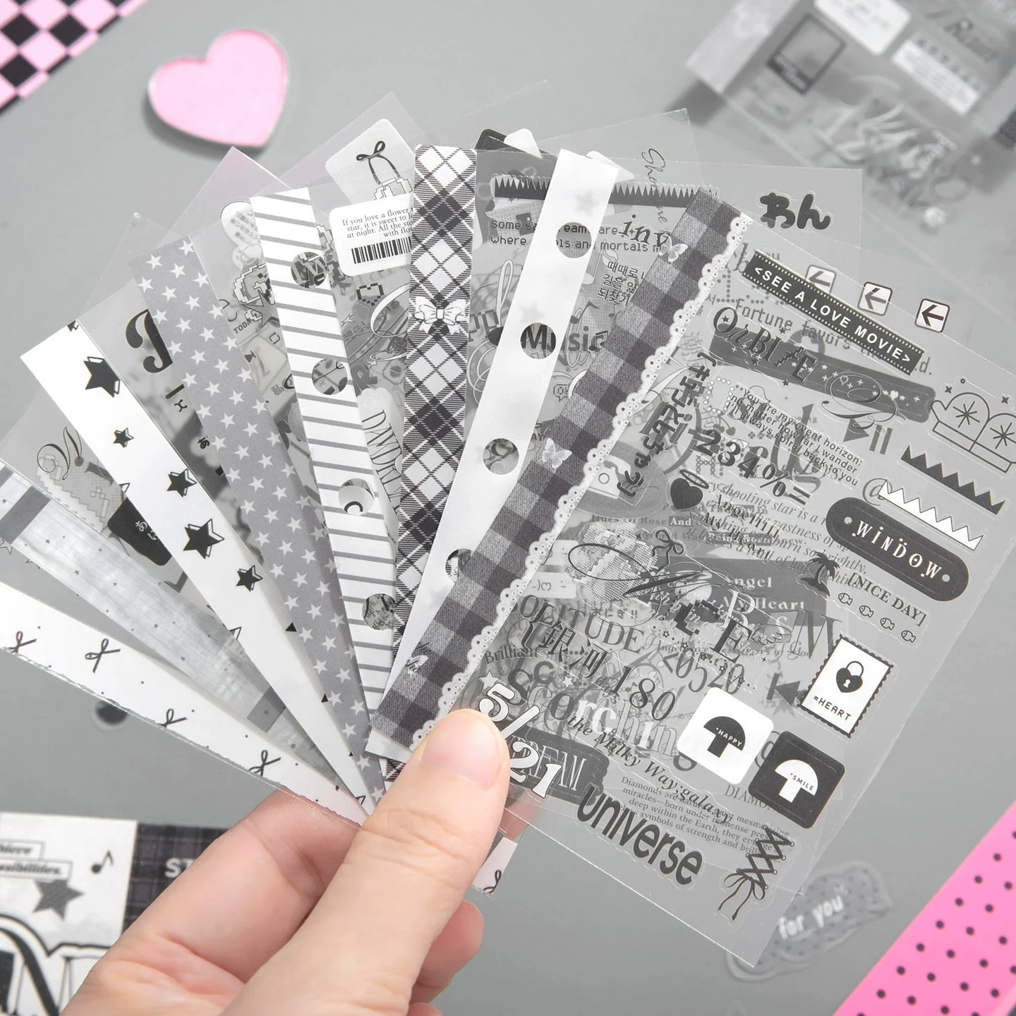 Letter sticker book 20pcs - Image 4