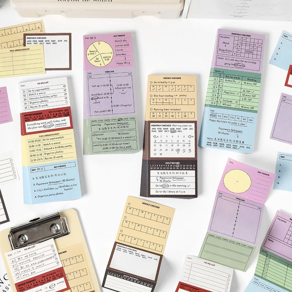 Life Notes Series Note Paper 80Pcs - Image 5