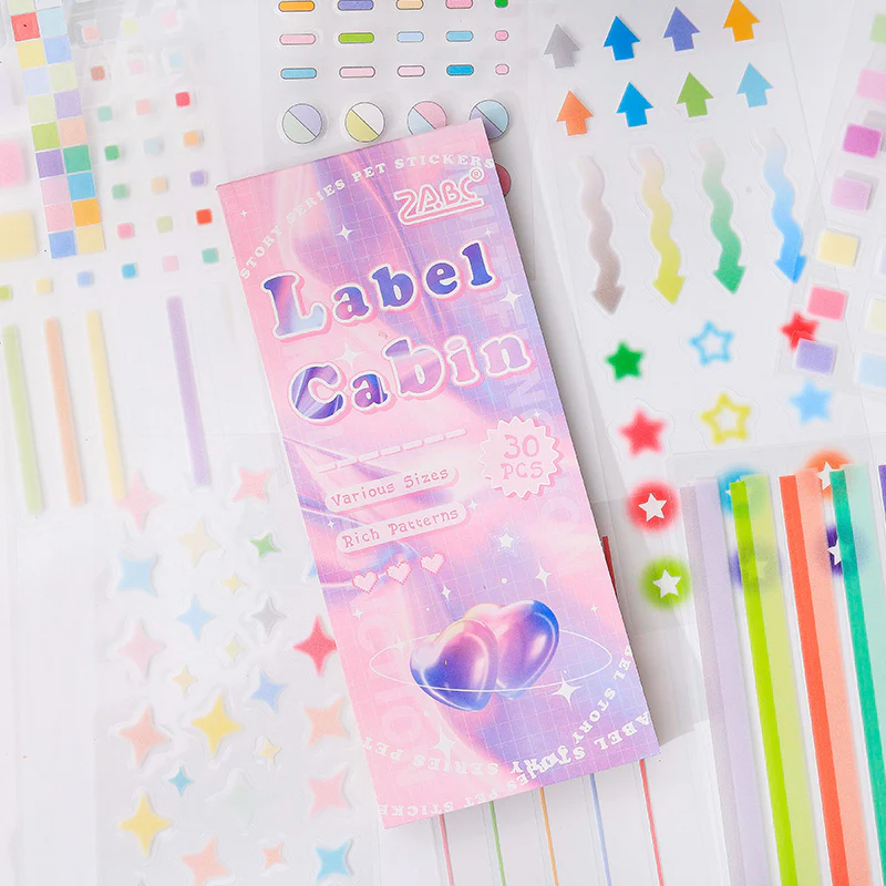 Literary Astrological Text Sticker Book 50Pcs - Image 17