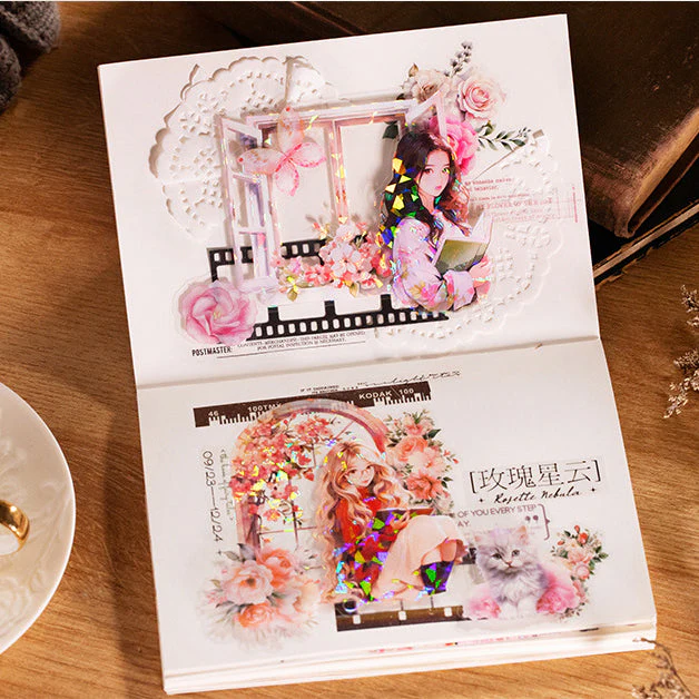 Literary Girl Sticker 10pcs - Image 4