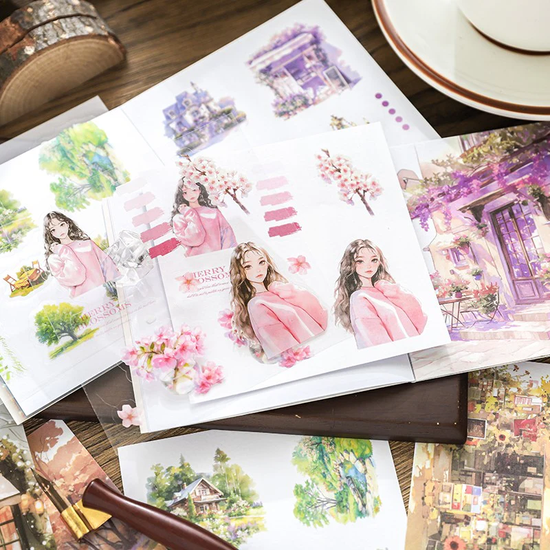 Luminous Moments Double-Material Decorative Sticker Book - Image 4
