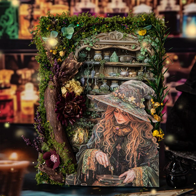 Magic Apothecary Series – Dual Material Die-Cut Sticker Book - Image 4